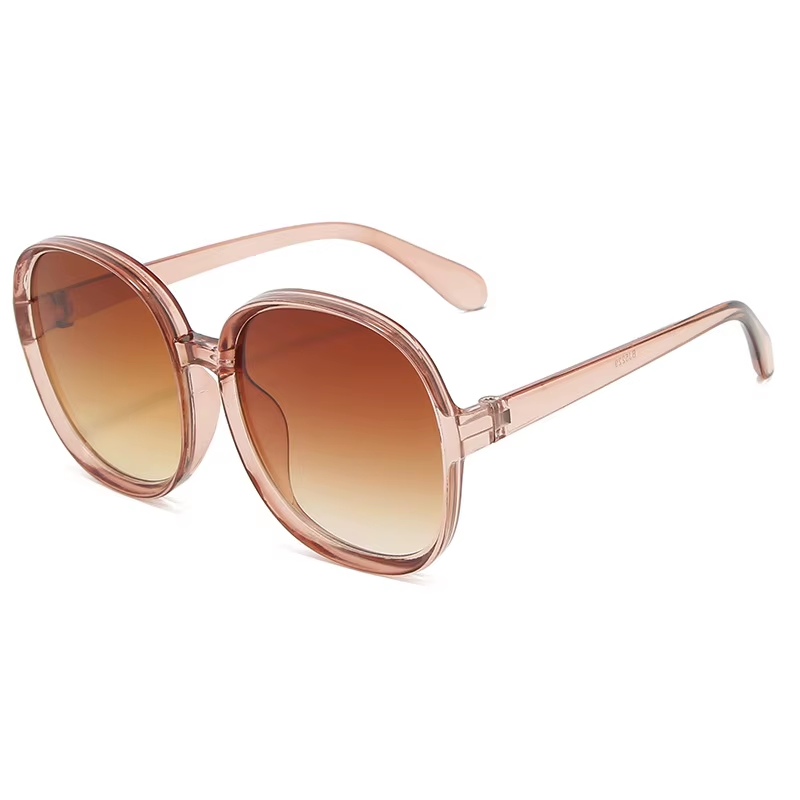 Oversized Round Sunglasses - Vintage Designer Shades for Women | Korean Style Statement Eyewear