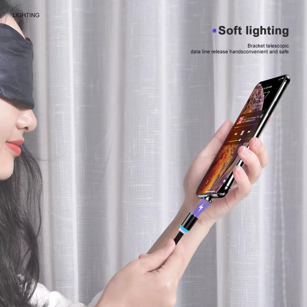 3-in-1 Magnetic USB Cable - Fast Charging for iPhone, Android & Type-C | Universal Charger