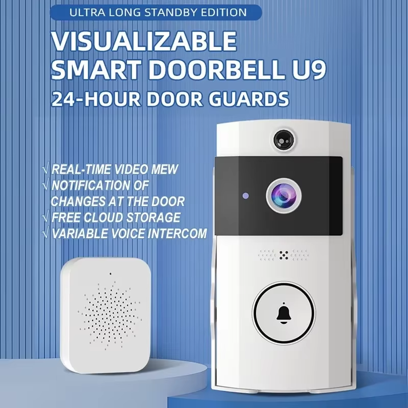 Solar Doorbell Camera - 2K HD Video, Waterproof, Two-Way Talk | Smart WiFi Video Doorbell