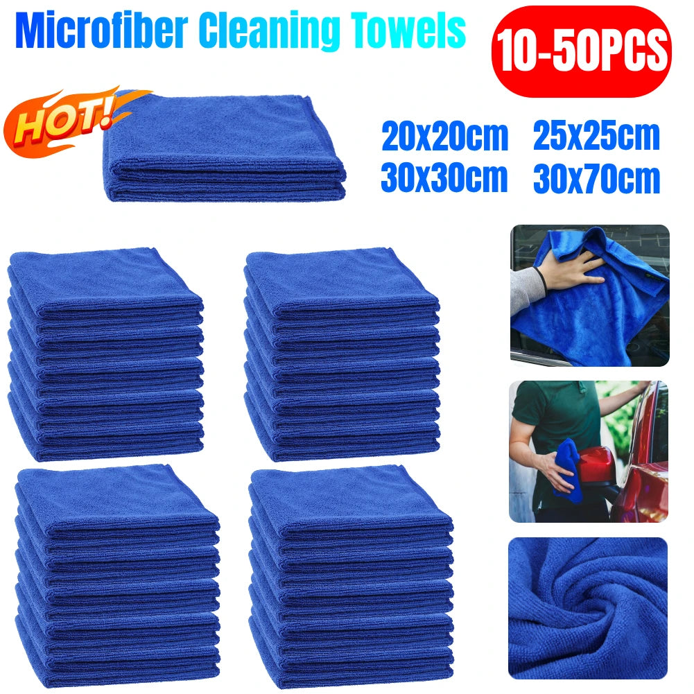 Microfiber Cleaning Cloths – Streak-Free Clean