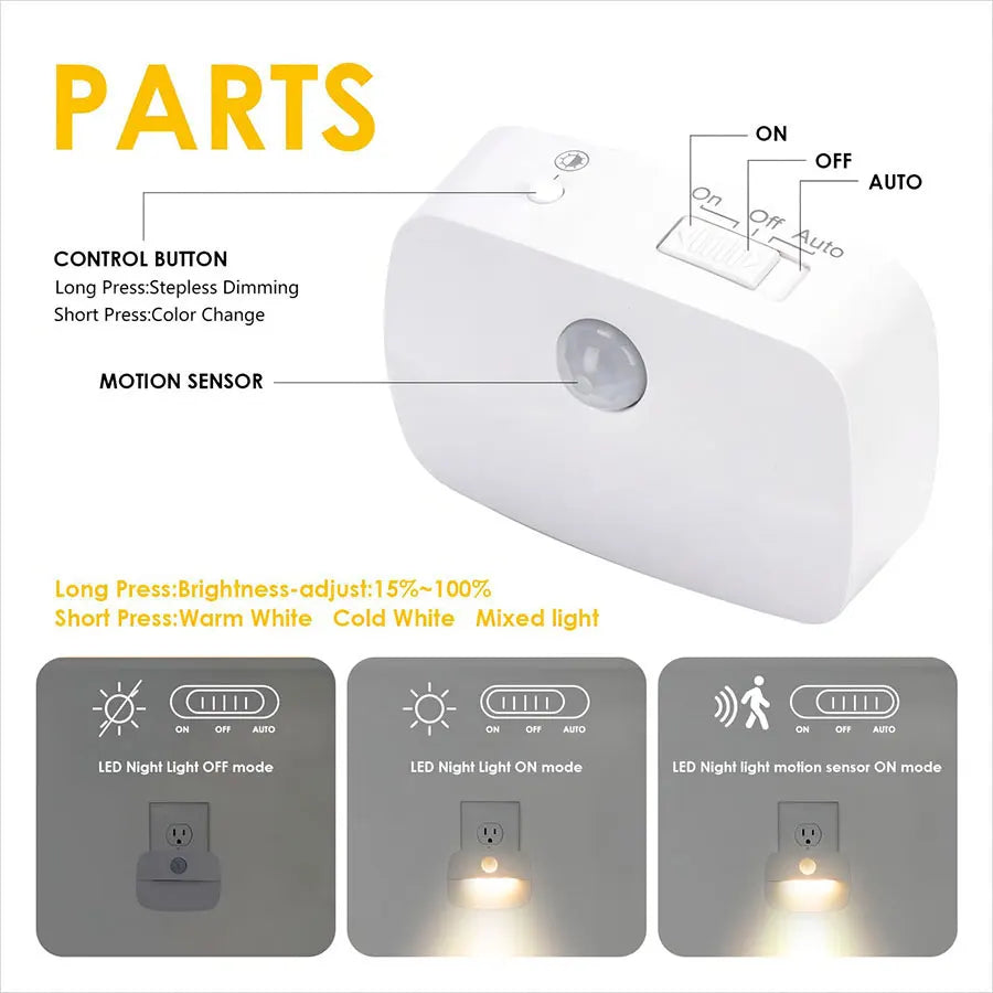Motion Sensor Night Light – Safer Night Steps
