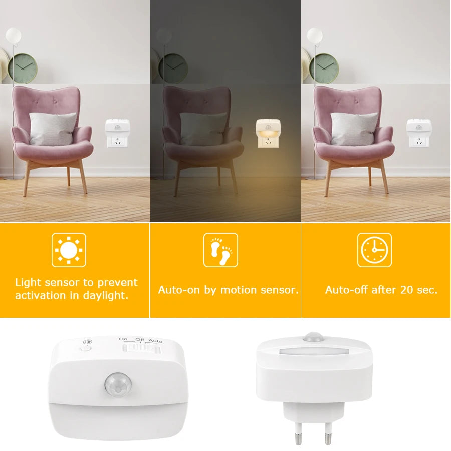 Motion Sensor Night Light – Safer Night Steps