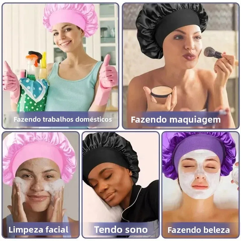 Reusable Shower Cap – Protect Hair Easily