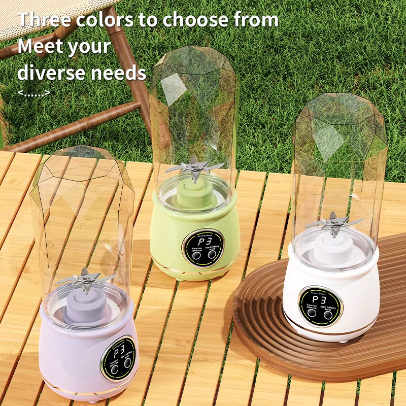 Portable USB Rechargeable Blender - 500ML Electric Juicer | 3-Level Power Adjustment