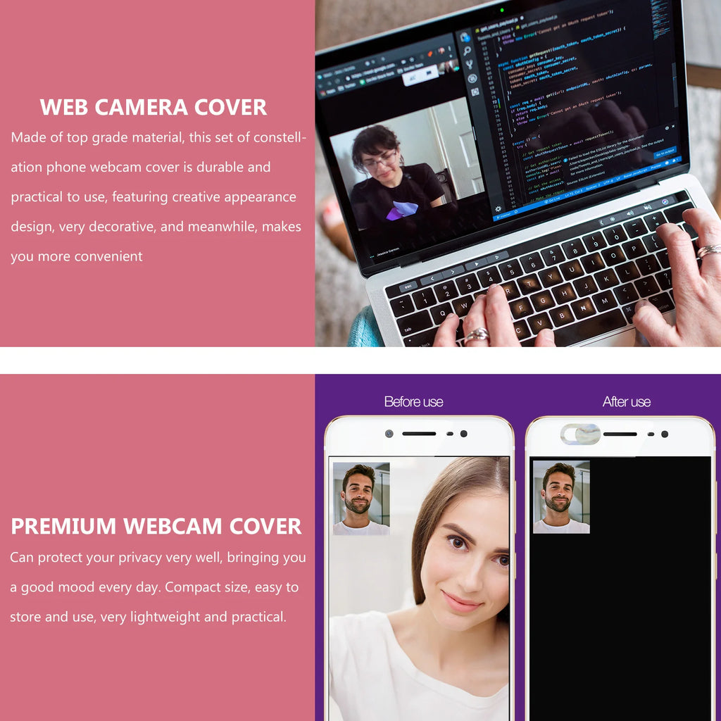 Webcam Privacy Cover – Slide Shut Protection