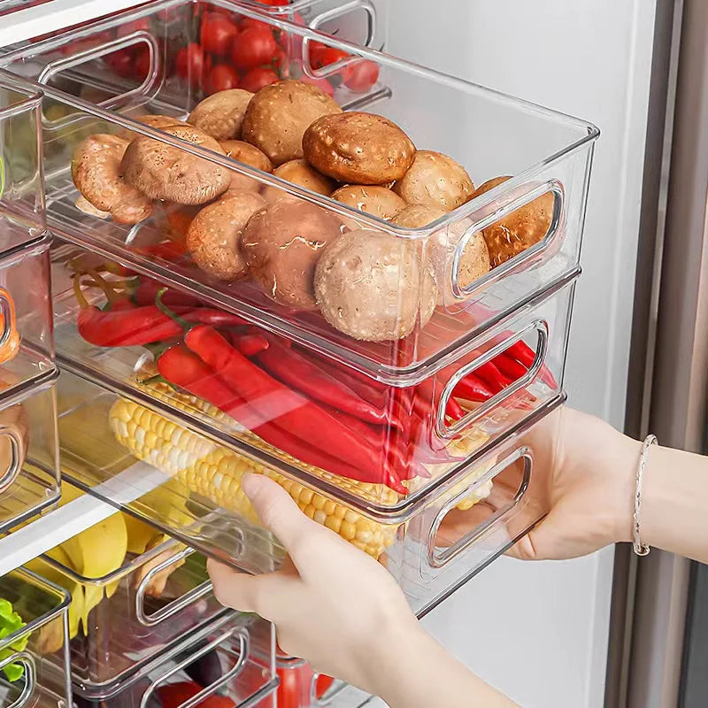 Fridge Organizer Bin – Grab-and-Go Storage