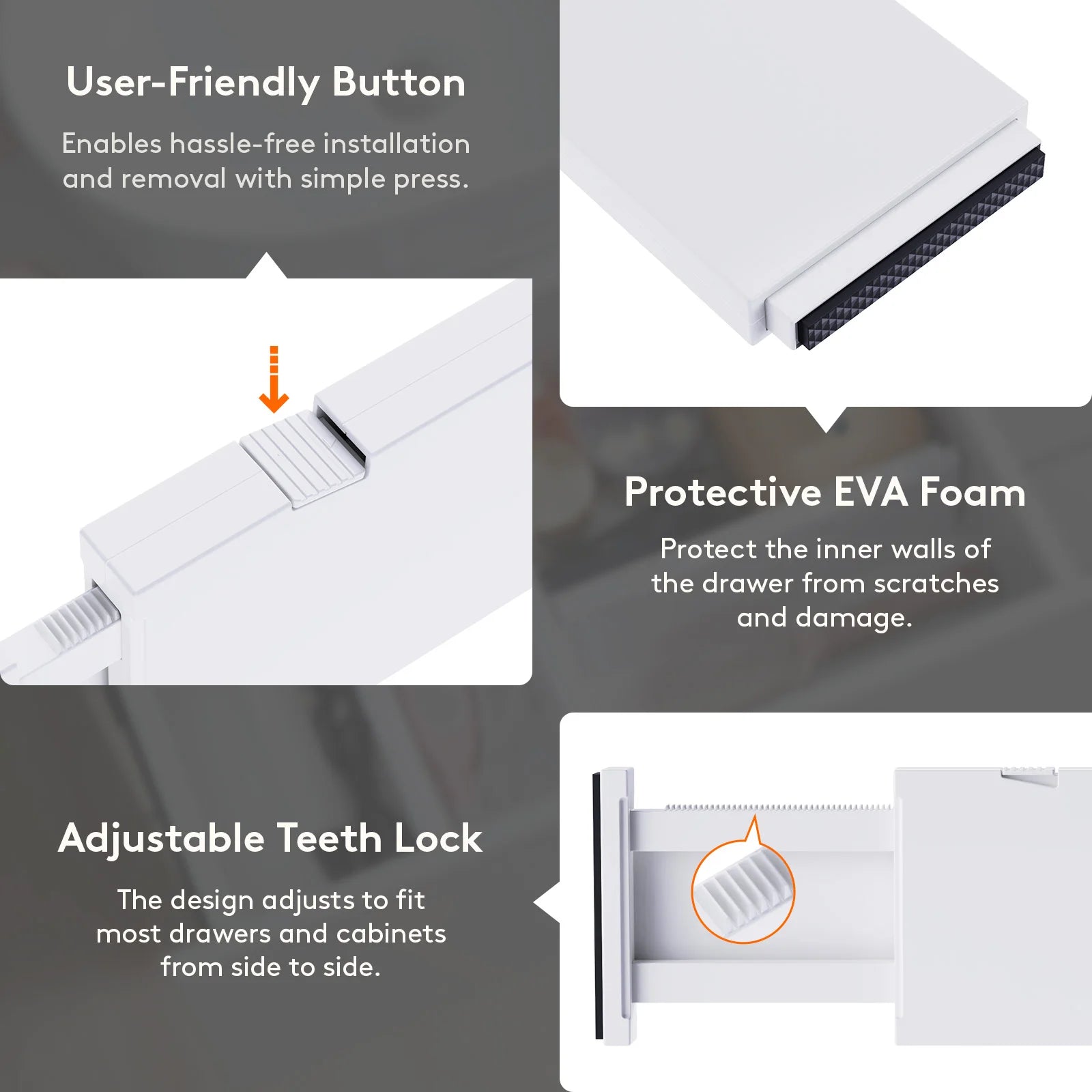 Adjustable Drawer Dividers – Instant Organization