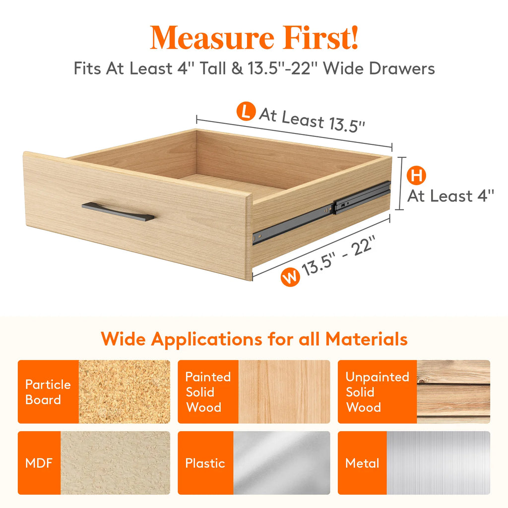 Adjustable Drawer Dividers – Instant Organization