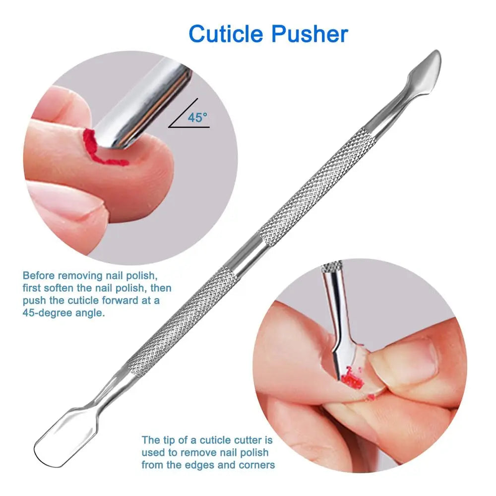 Nail Cuticle Pusher Set – Clean Nail Prep