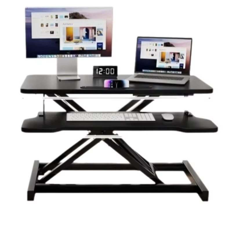 Height Adjustable Standing Desk - Modern Minimalist Computer Table | Ergonomic Laptop Riser