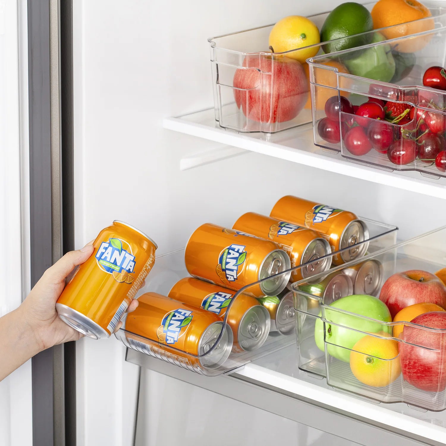 Fridge Organizer Bin – Grab-and-Go Storage