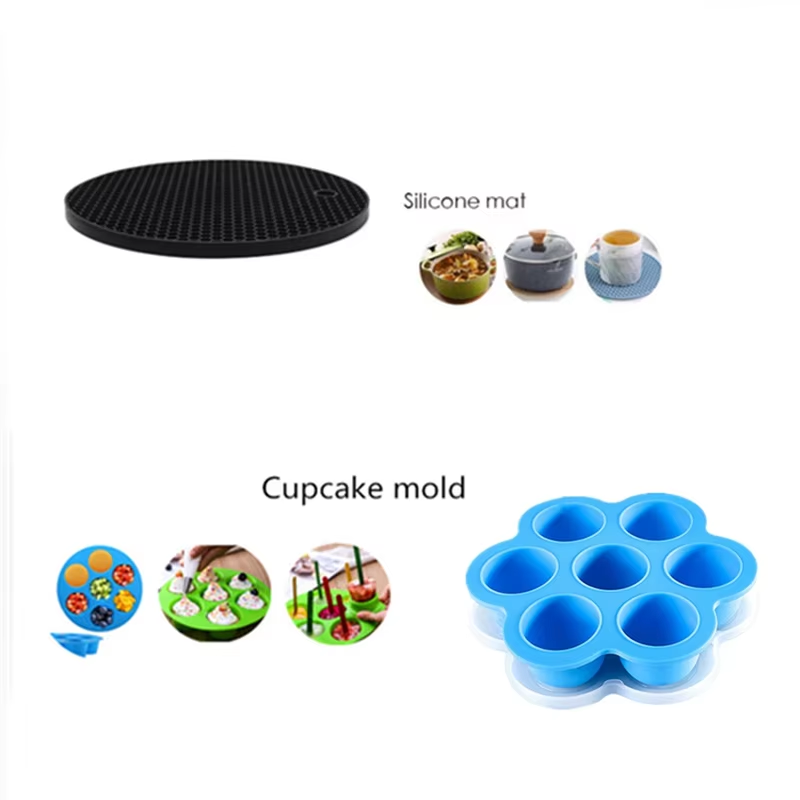 Air Fryer Accessories 11Pcs Kit - 7 Inch Compatible Set | Dishwasher Safe Cooking Tools