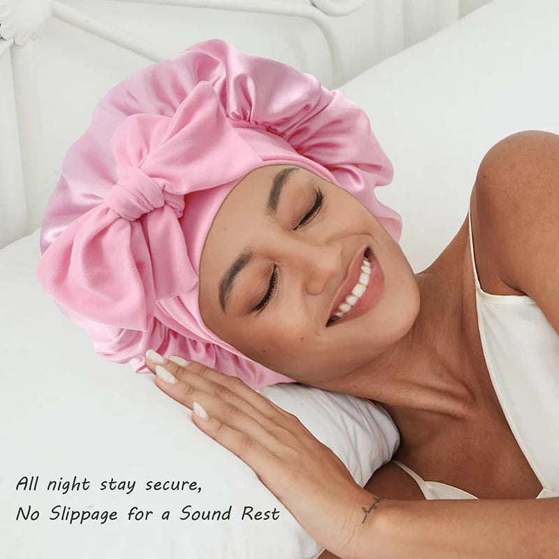 Satin Sleep Bonnet – Protect Hair While You Sleep