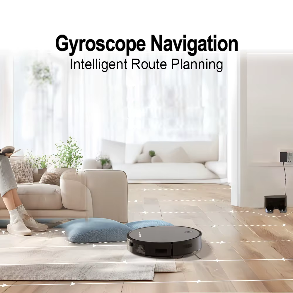 V6 Robot Vacuum Cleaner - 6500PA Suction, 2-in-1 Mop & Vacuum | App Control, Self-Charging