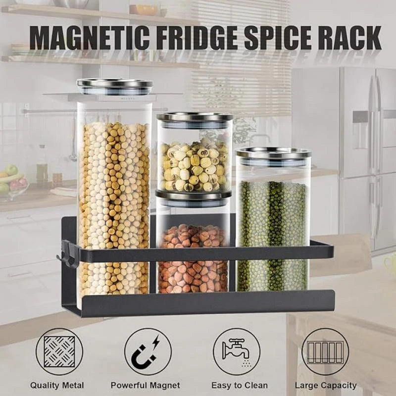 Magnetic Fridge Spice Rack – Save Counter Space