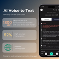 AI Voice Recorder - 64GB Transcription, Translation & Mind Mapping | Smart Dictaphone