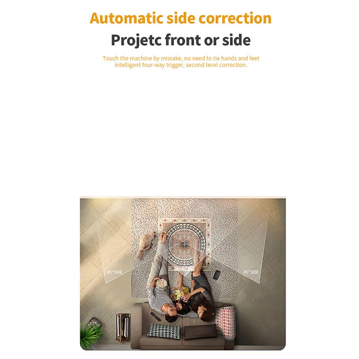 4K WiFi Projector - Android 11 Smart Portable Home Theater | Bluetooth & Auto Focus