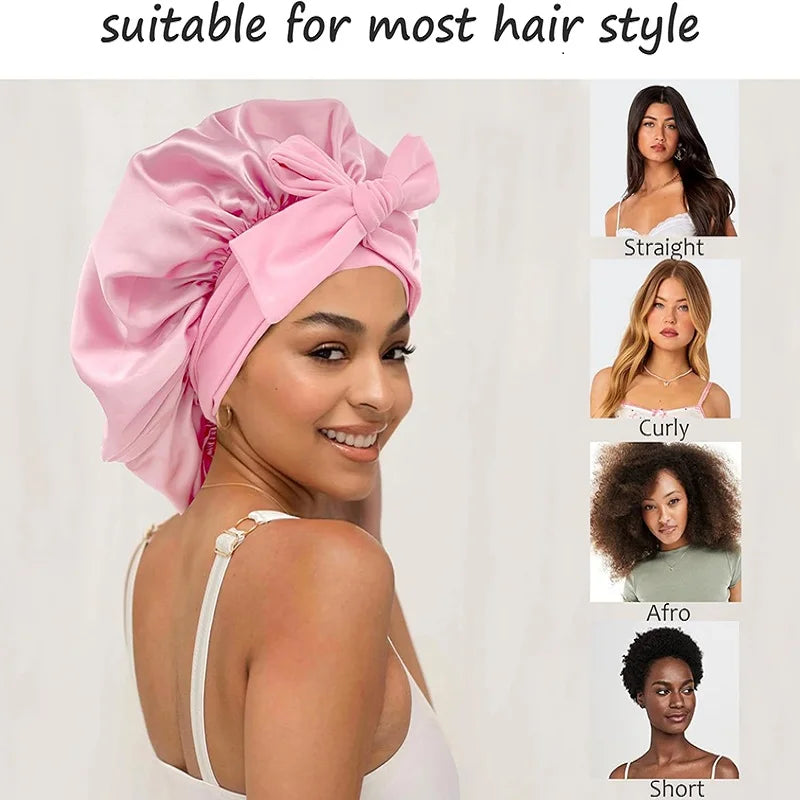 Satin Sleep Bonnet – Protect Hair While You Sleep