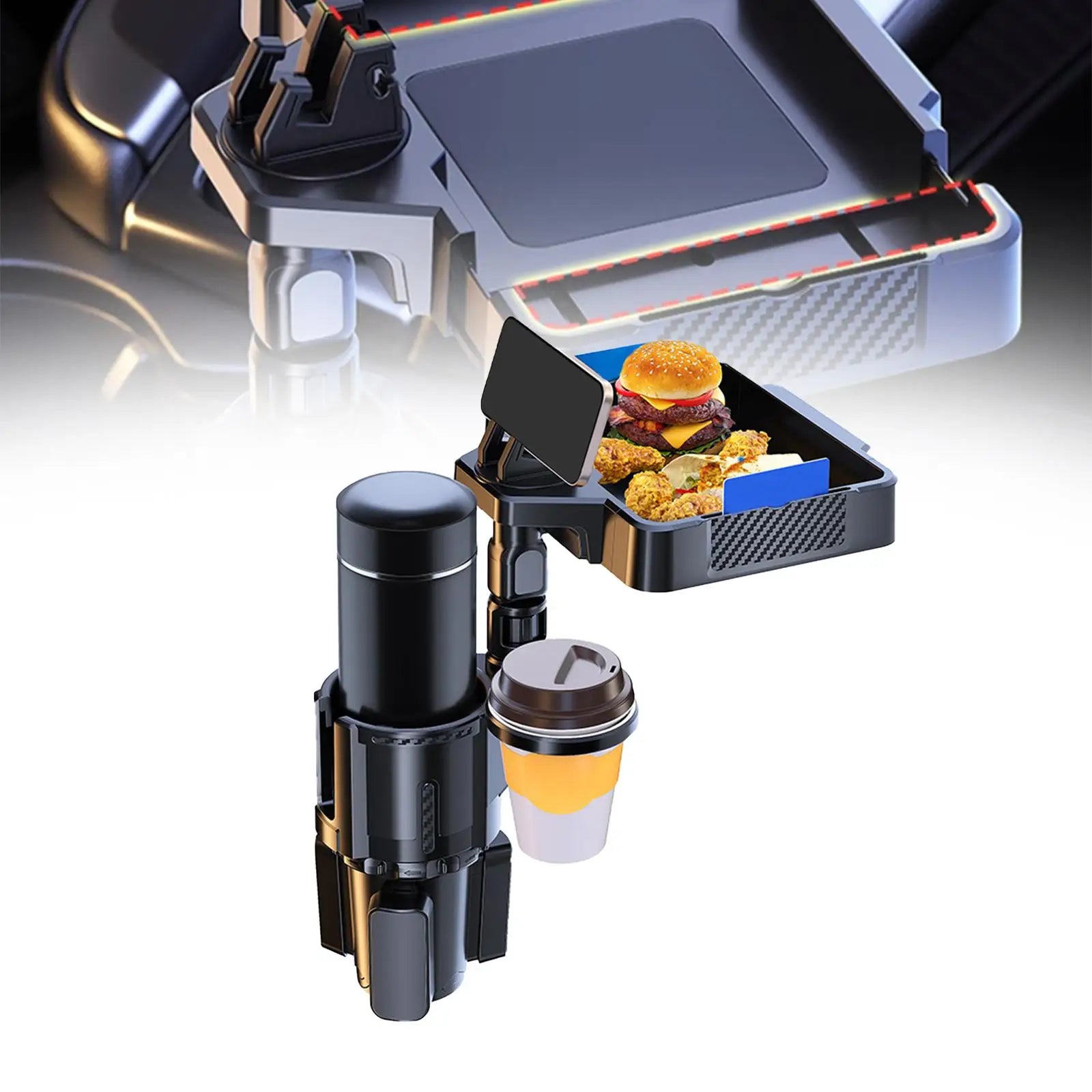 Car Cup Holder Expander – Fits Larger Bottles