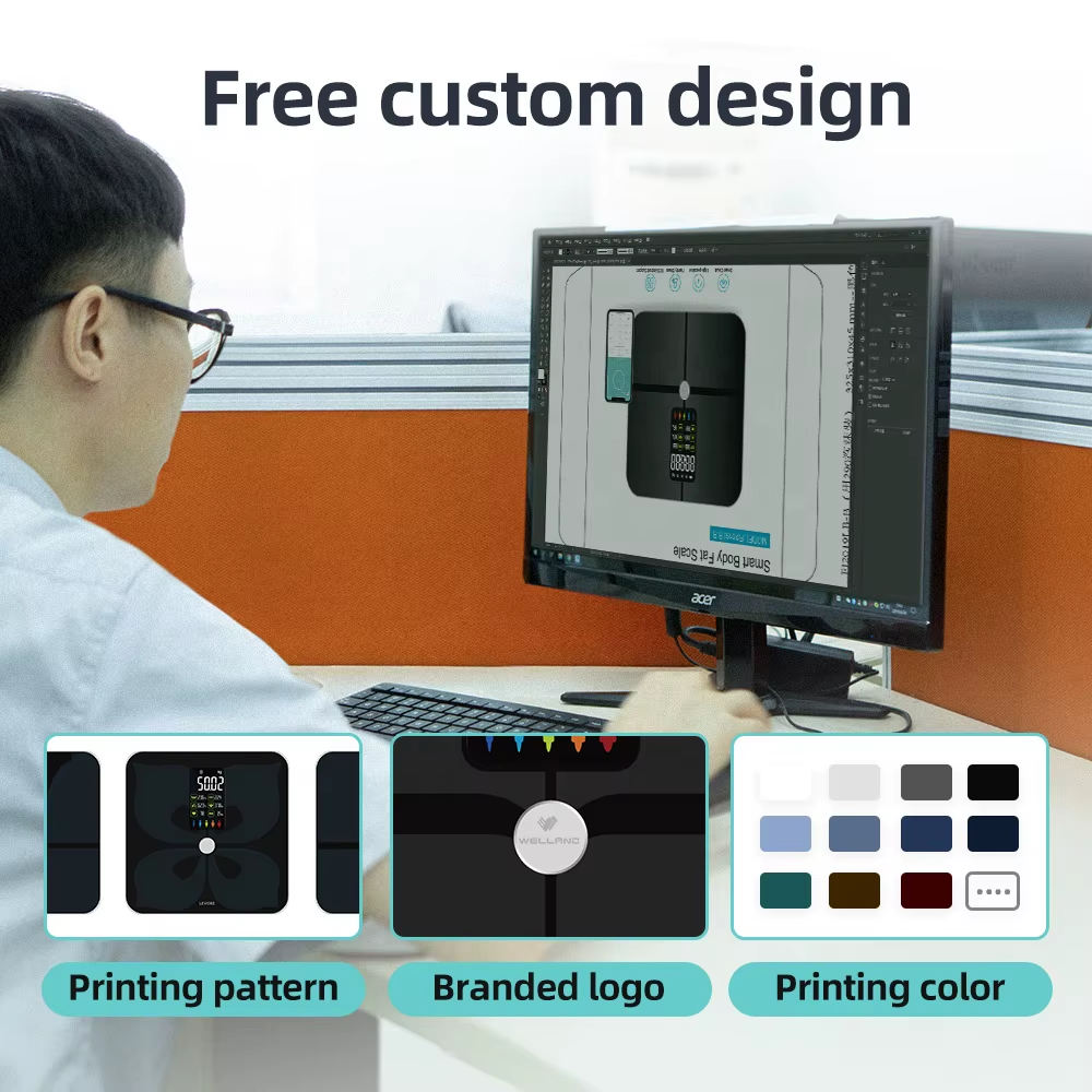 Smart Scale for Body Weight - 18 Metrics, BMI, Body Fat, Muscle Mass | VA Display Bathroom Scale