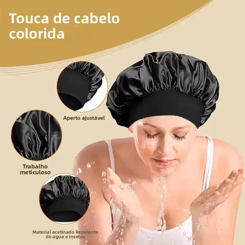 Reusable Shower Cap – Protect Hair Easily